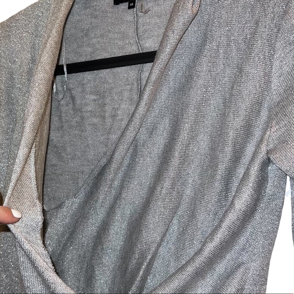 1 State Cross Front Knit Top Metallic - Picture 5 of 13